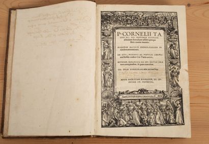 null TACITUS. Historia augusta. Basel, Froben, 1519. 14 ff. 379 pp. 
VELLEIUS PATERCULUS....