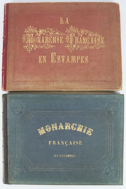 null MULLER (Elisabeth). La Monarchie française en estampes. Paris, Amédée Bédélet,...