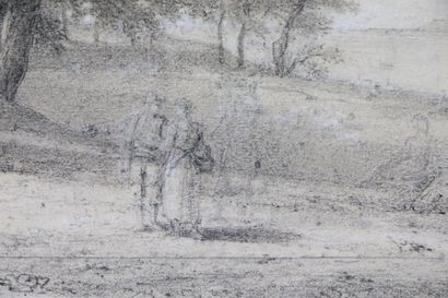 null Original pencil drawings:
Landscape, with character sketches.
H_21 L_16,5 cm.
Landscape,...