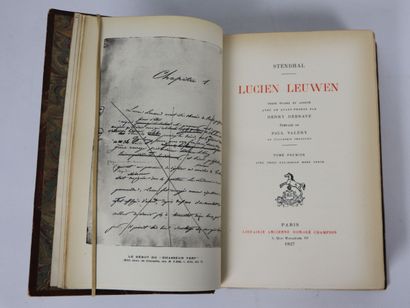 null STENDHAL. Lucien Leuwen. Text established and annotated by Henry Debraye.
Preface...