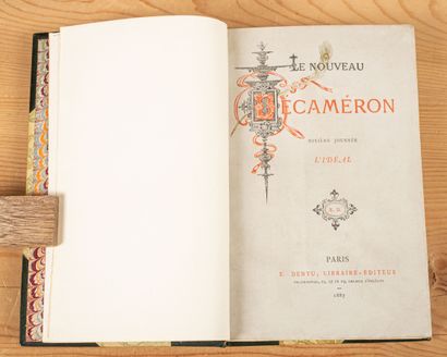 null NOUVEAU DECAMERON (Le). Paris, E. Dentu, 1884-1887. 10 vol. in-12, green half-maroquin...