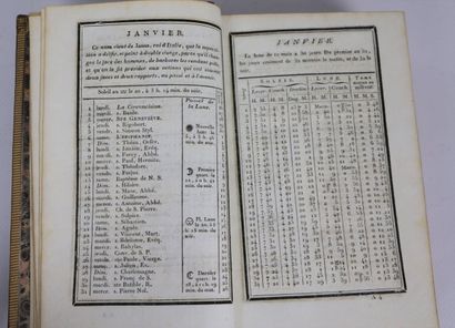 null Almanach impérial pour l'année M.DCCC.X. Paris, Testu, 1810. Fort in-8, veau...