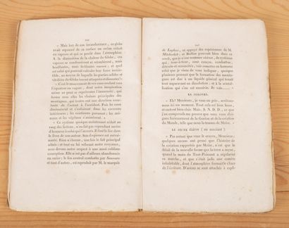 null SAMAZEUILH. Souvenirs des Pyrénées. Agen, Prosper Noubel, 1827. In-8, débroché,...