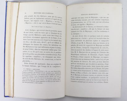 null DAVILLIER. Histoire des faïences hispano-mauresques à reflets métalliques. Paris,...