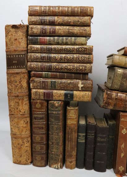 null Lot of various old books and missals; used and incomplete condition