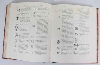 null RIS-PAQUOT. Encyclopedic dictionary of marks and monograms. Paris, Henri Laurens,...