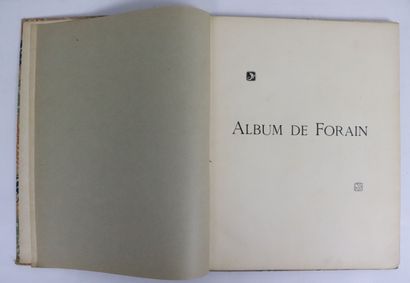null [FORAIN]. Us, you, them. Paris, La Vie parisienne, 1893. In-folio, bradel gray...