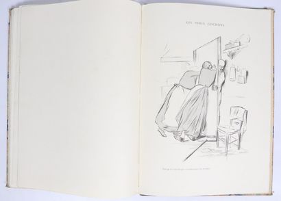 null [FORAIN]. Album of Forain. Paris, H. Simon Empis, s. d. (circa 1890). In-folio,...