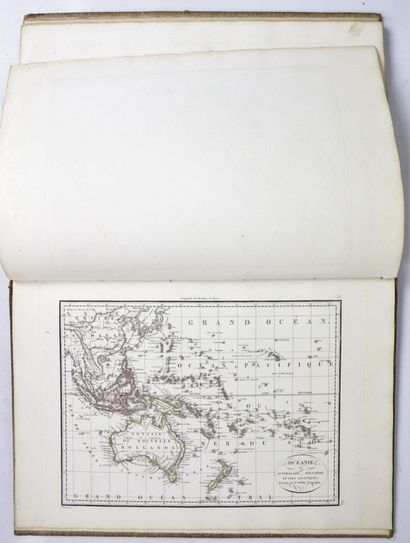 null ATLAS. - CHIQUET. The new and curious geographical and historical atlas or The...