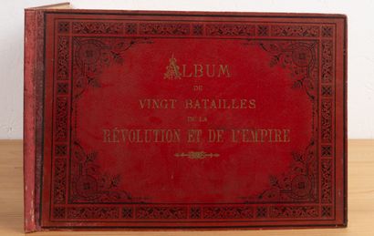 null NAPOLEON YUNG. 
Album of twenty battles of the Revolution and the Empire. S.l.n.d....
