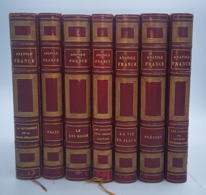 null FRANCE (Anatole). [OEuvres]. Paris, Calmann-Lévy, 1921-1924. 7 vols. in-
8,...