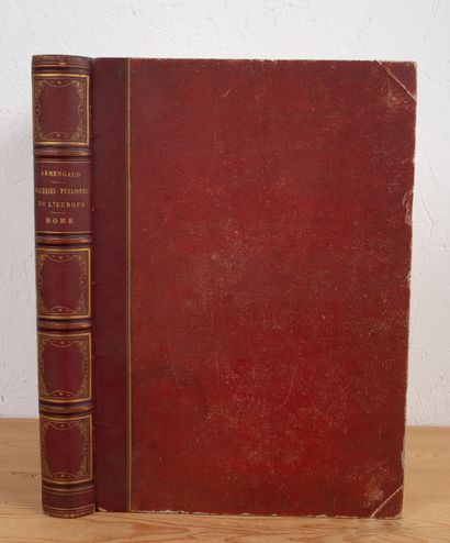 null ARMENGAUD. 
Galeries publiques de l'Europe. Rome. Paris, J. Claye, 1856. In-folio,...