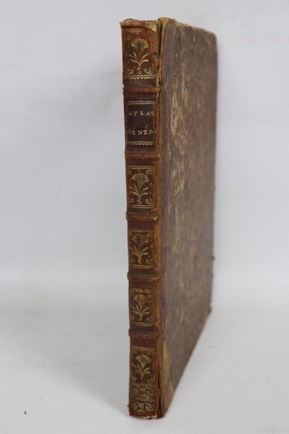 null ATLAS. — BRION. Atlas général, civil et ecclésiastique. Paris, s.n., 1766. In-4,...