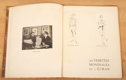 null SPAT. Les Vedettes mondiales de l'écran. Paris, 1923. In-folio,
broché.
Frontispice...