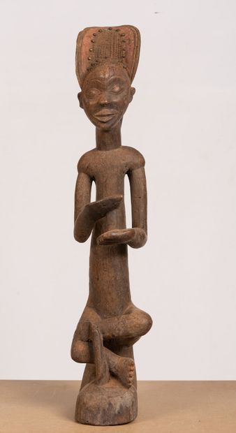 null TABWA ? (Angola/République Démocratique du Congo). 
Sculpture en bois sculpté...