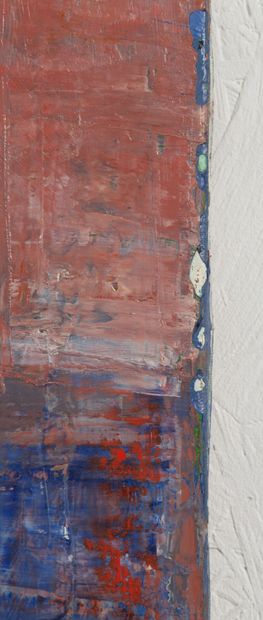 null Georges FERRATO (né en 1949).
Composition, 1979.
Huile sur toile.
H_100 cm L_81...