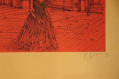 null Jean CARZOU (1907-2000). 
Opéra III. 
Lithographie en couleurs, signée au crayon...