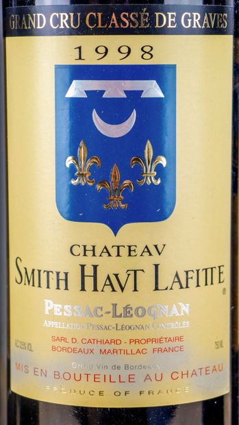 null CHATEAU SMITH HAUT LAFITTE.
Millésime : 1998.
6 bouteilles, C.B.O.