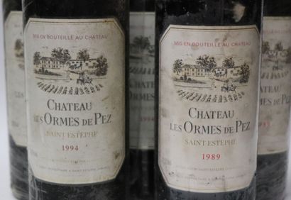 null CHATEAU LES ORMES DE PEZ.
Millésime : 1989.
2 bouteilles, h.e.
Millésime : 1994.
3...