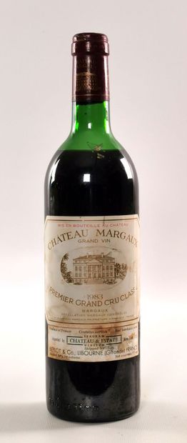null CHATEAU MARGAUX.
Vintage: 1983.
Import U.S.A.
1 bottle, e. e.a.