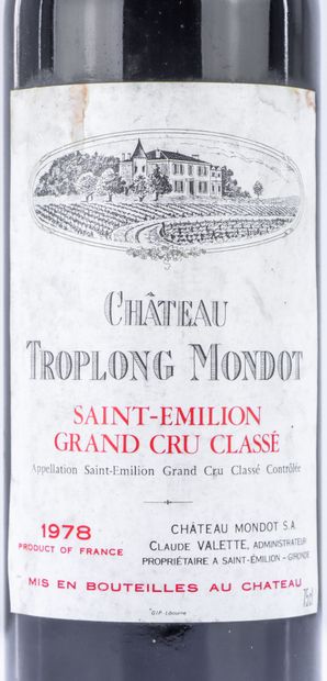 null CHATEAU TROPLONG MONDOT.
Vintage: 1978.
1 bottle, e.t.