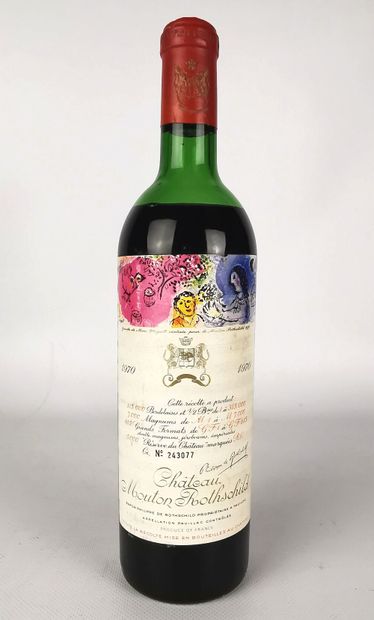 null CHATEAU MOUTON-ROTHSCHILD.
Vintage: 1970.
1 bottle, e.