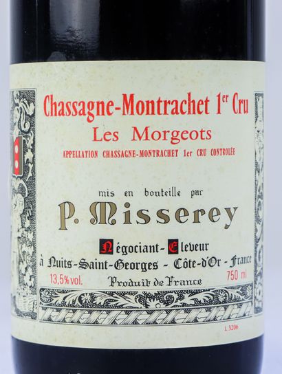 null CHASSAGNE MONTRACHET 1er CRU LES MORGEOT.
Misserey.
Vintage: 1997.
1 bottle