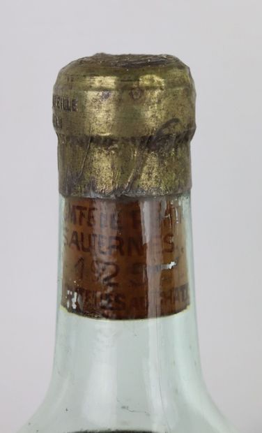 null CHATEAU DE RAYNE VIGNEAU.
Millésime : 1925.
1 bouteille, e.
