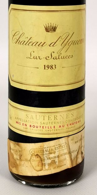 null CHATEAU D'YQUEM.
Vintage: 1983.
1 bottle, h.e., e.t., capsule damaged