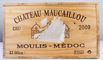 null CHATEAU MAUCAILLOU.
Vintage: 2009.
12 bottles, CBO