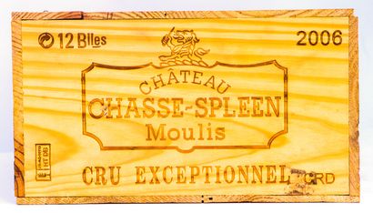 null CHATEAU CHASSE SPLEEN.
Millésime : 2006.
12 bouteilles, CBO