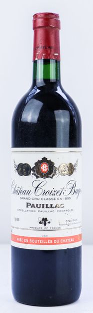 null CHATEAU CROIZET BAGES.
Vintage: 1996.
1 bottle