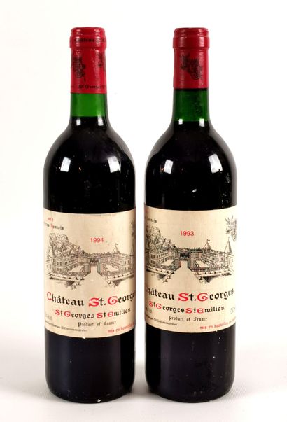 null CHATEAU SAINT GEORGES.
Vintages: 1993 and 1994
2 bottles, b.g.