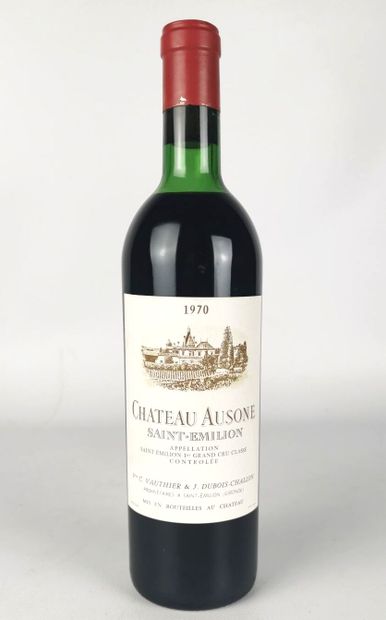 CHATEAU AUSONE.
Vintage: 1970.
1 bottle,...