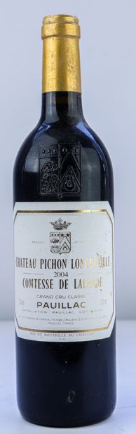 null PICHON LONGUEVILLE COMTESSE DE LALANDE.
Millésime : 2004.
1 bouteille
