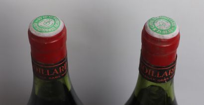 null CORTON CLOS DES VERGENNES.
Moillard.
Vintage: 1962.
2 bottles, e.f.s.