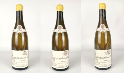 null CHABLIS GRAND CRU VALMUR.
Raveneau.
Millésime : 2004.
3 bouteilles