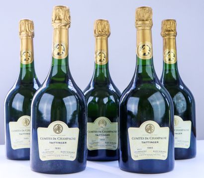 null TAITTINGER COMTES DE CHAMPAGNE.
Millésime : 1995.
5 bouteilles