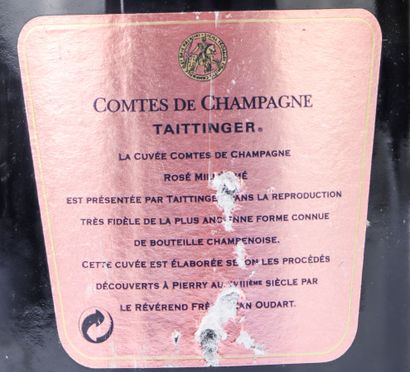 null TAITTINGER COMTES DE CHAMPAGNE ROSE.
Vintage: 1997.
4 bottles