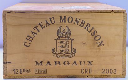 null CHATEAU MONBRISON.
Vintage: 2003.
12 bottles, CBO