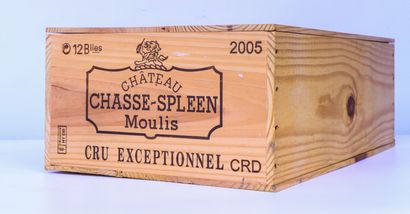 null CHATEAU CHASSE SPLEEN.
Millésime : 2005.
12 bouteilles, CBO