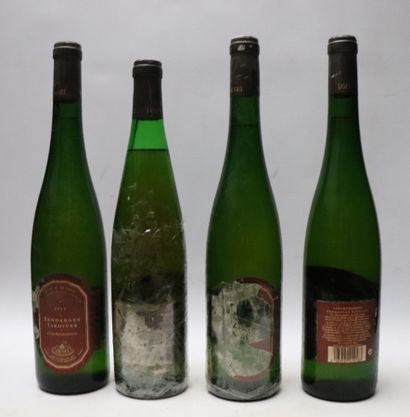 null GEWURZTRAMINER. 
LATE HARVEST.
LAUGEL. 
Vintage: 1989. 
3 bottles, e.a.
One...