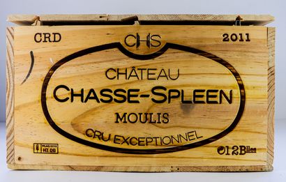 null CHATEAU CHASSE SPLEEN.
Millésime : 2011.
12 bouteilles, CBO