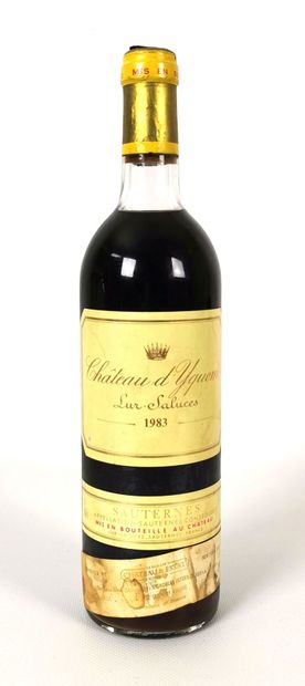 null CHATEAU D'YQUEM.
Vintage: 1983.
1 bottle, h.e., e.t., capsule damaged