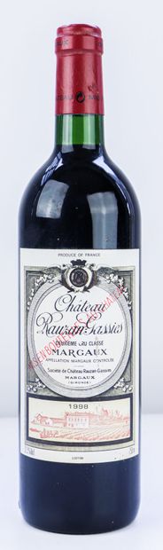 null CHATEAU RAUZAN GASSIES.
Millésime : 1998.
1 bouteille