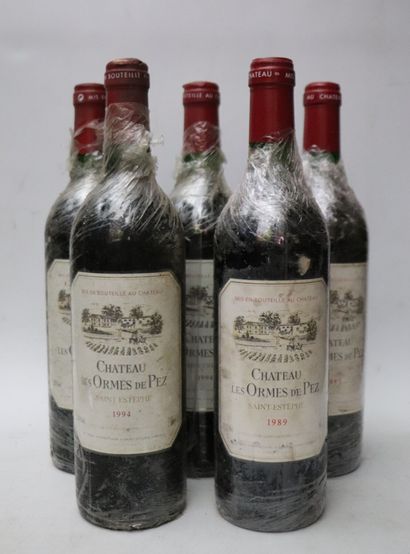 null CHATEAU LES ORMES DE PEZ.
Vintage: 1989.
2 bottles, o.w.
Vintage: 1994.
3 b...