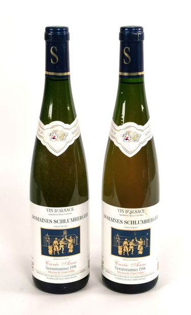null GEWURZTRAMINER.
Domaine SCHLUMBERGER.
CUVEE ANNE.
Vintage: 1998.
2 bottles.
