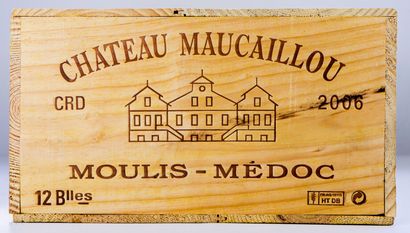 null CHATEAU MAUCAILLOU.
Vintage: 2006.
12 bottles, CBO