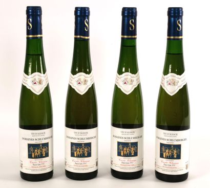 null PINOT GRIS.
Domaine SCHLUMBERGER.
CUVEE CLARISSE.
Vintage: 1997.
4 half-bottles,...