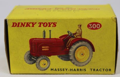 null DINKY TOYS GB.
Massey-Harris Tracteur réf 300.
Avec sa boite.
Têtes d'épingle,...